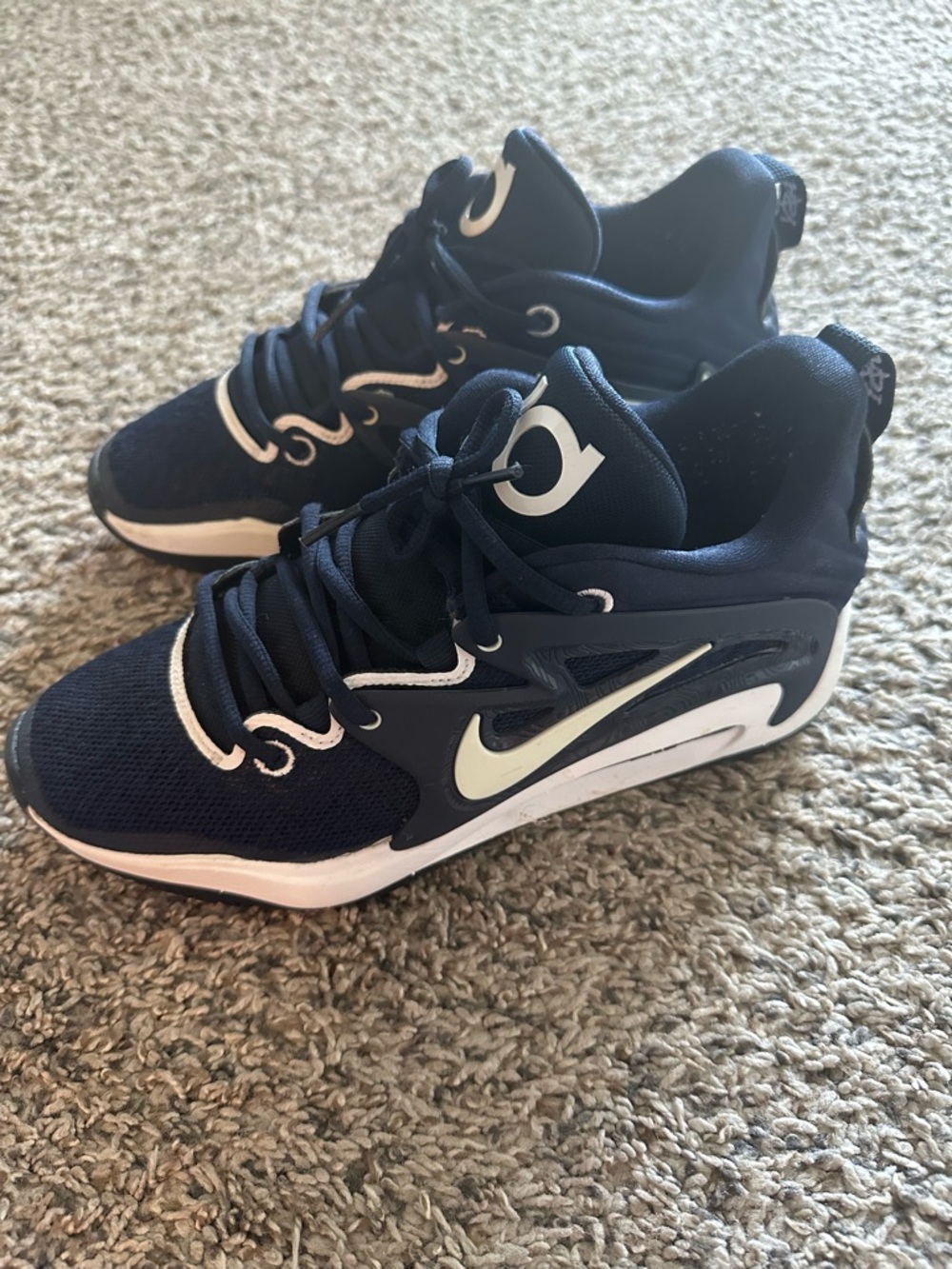 Nike Navy and White Athletic Sneakers